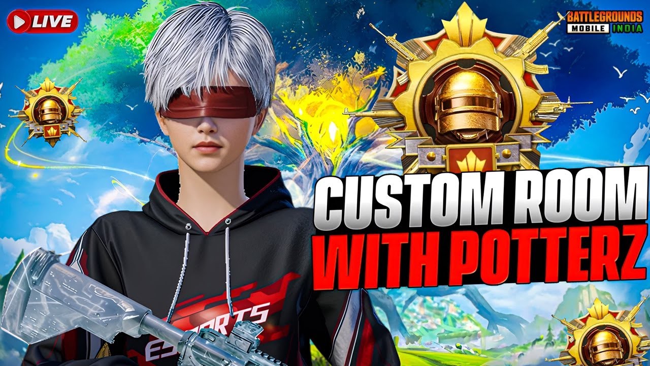 bgmi 1v1 challenges with @POTTERZLIVE