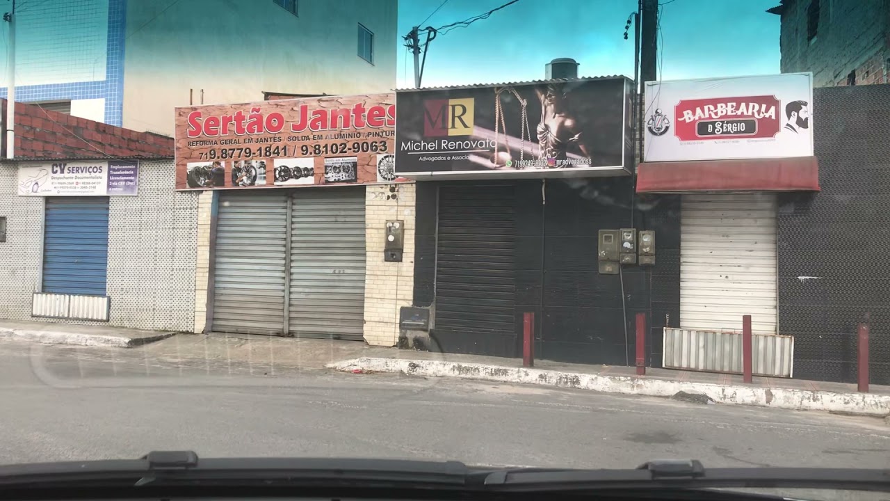 Percurso da prova prática veicular em Camaçari-Ba