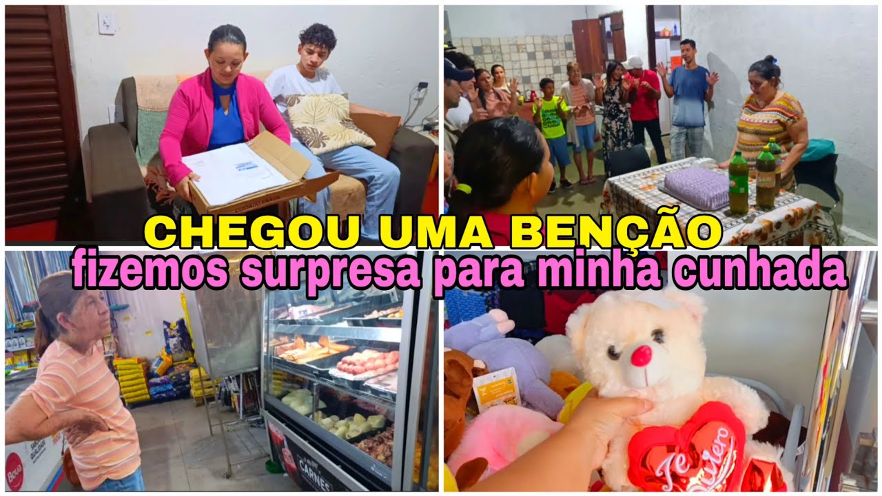 ELA NUNCA GANHOU UM BOLO NA VIDA *VLOG EMOCIONANTE 💖🎉😭*chegou recebido*