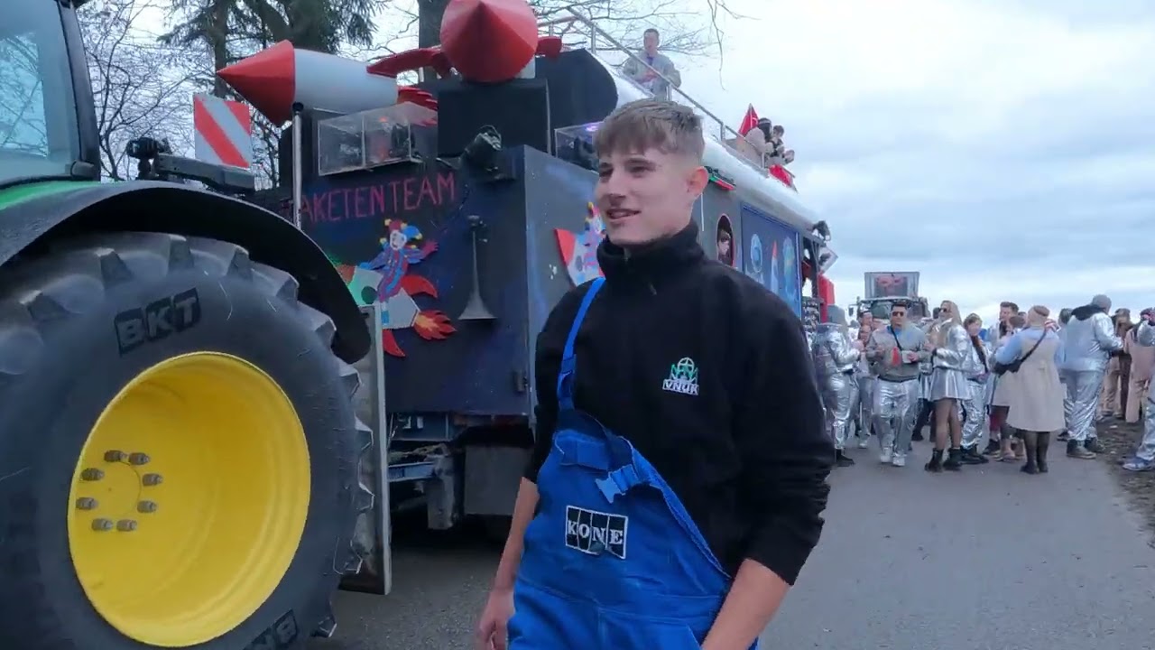 Aufstellung Faschingsumzug Igling 2026