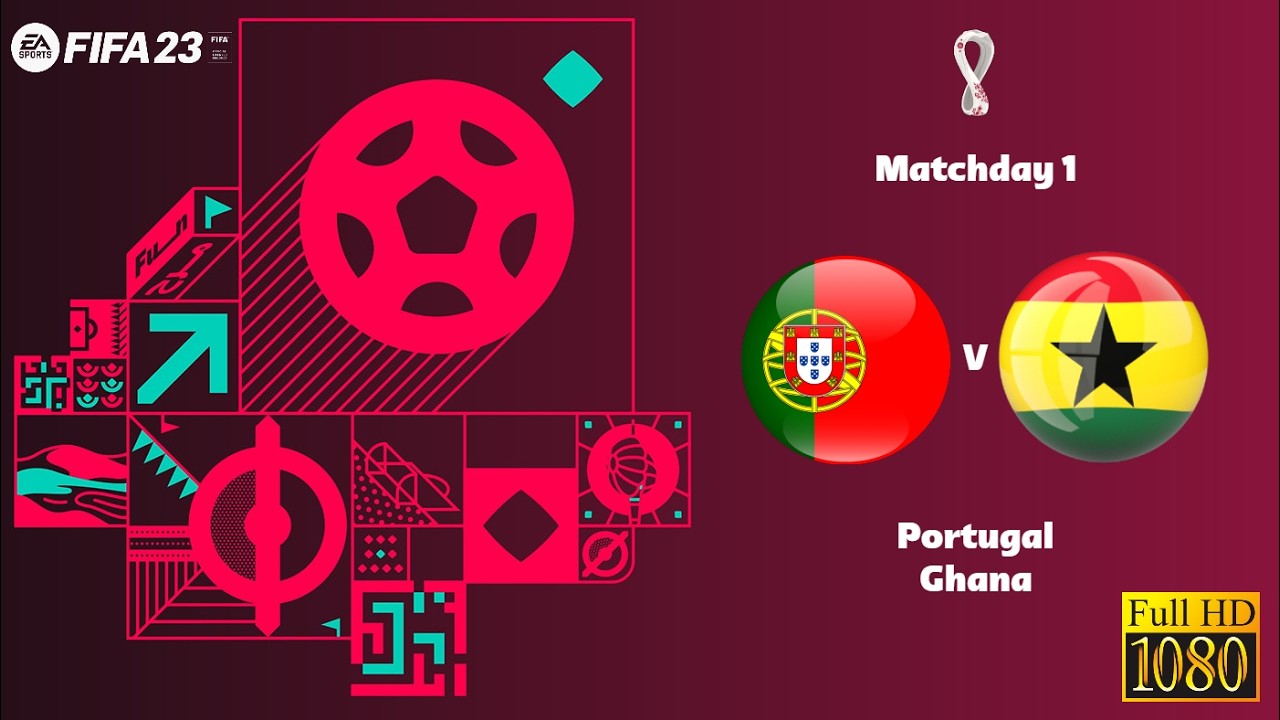 World Cup 2022 Matchday 1 - Portugal vs. Ghana | FIFA 23 » Full Match