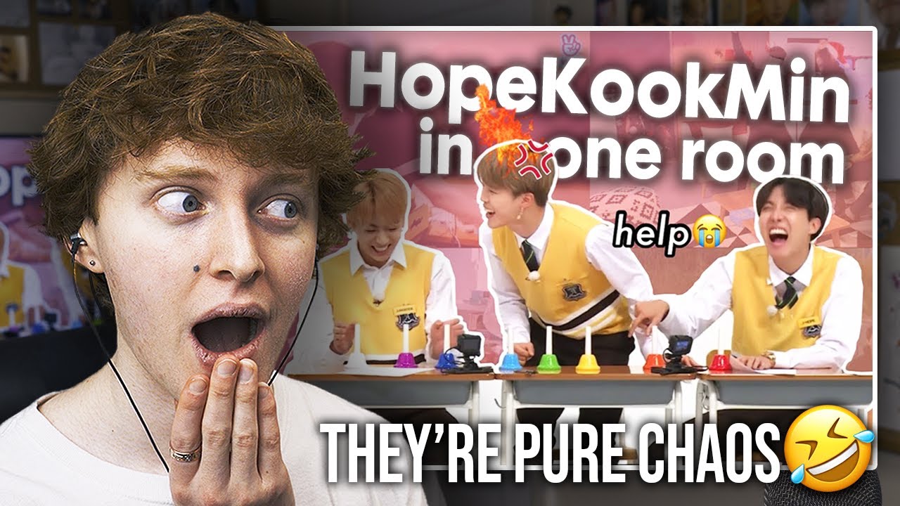 THEY'RE PURE CHAOS! (Don’t put HopeKookMin (3Js) in the same room | Reaction)