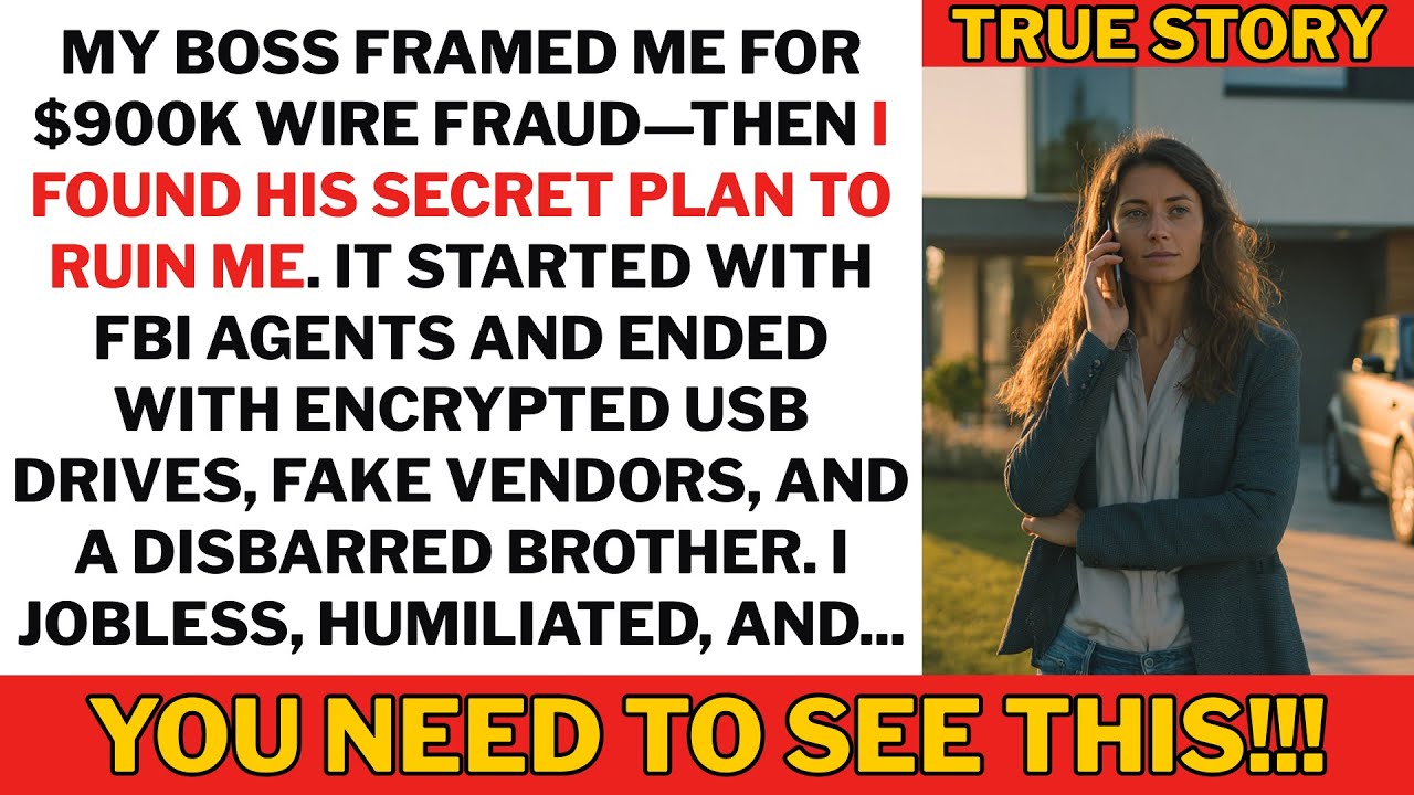 My Boss Framed Me For $900K Wire Fraud—Then I Found His Secret Plan To Ruin Me - Reddit Stories