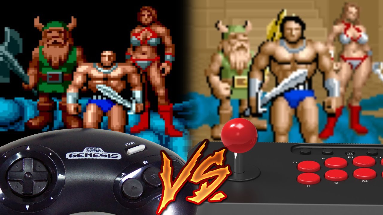 Sega Genesis Vs Arcade - Golden Axe