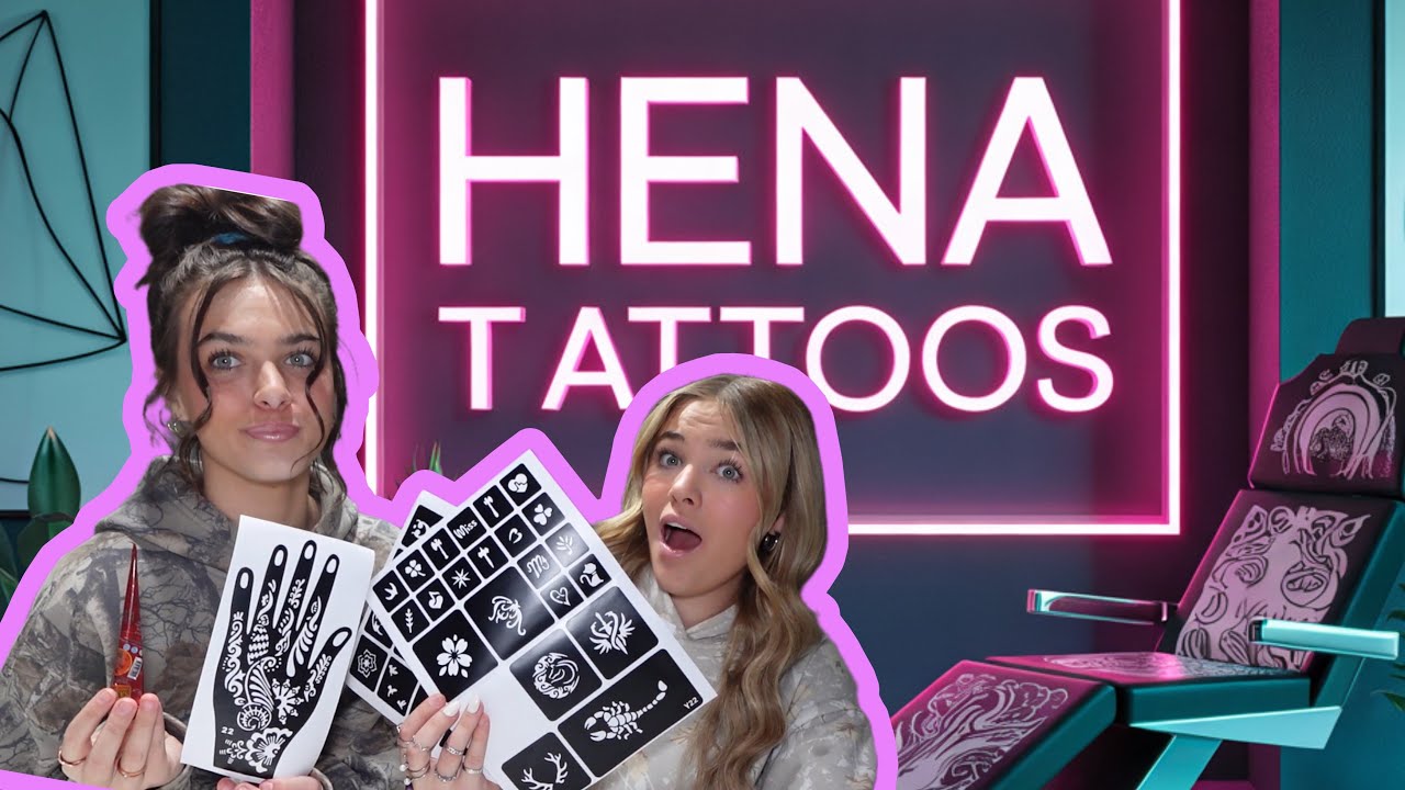 GIVING OUR SELFS HENNA TATTOOS 