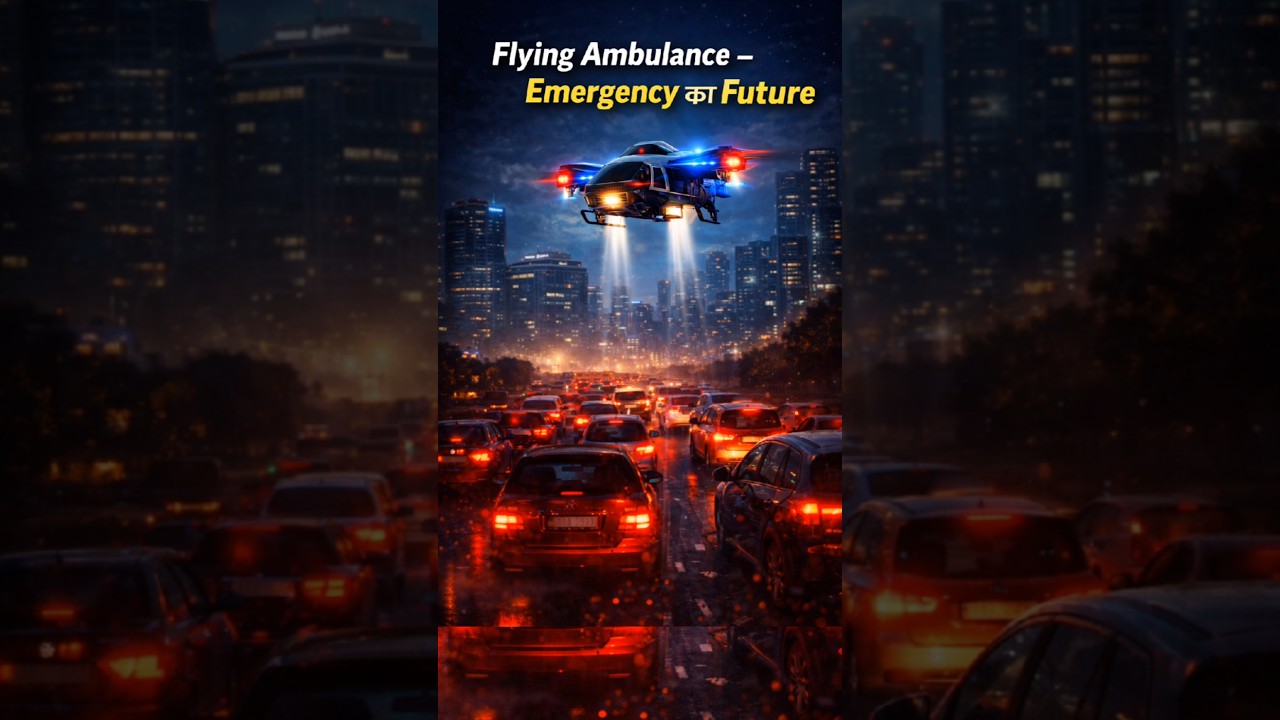 Flying Ambulance 🚁 | Traffic ka End, Life ka Start!” 