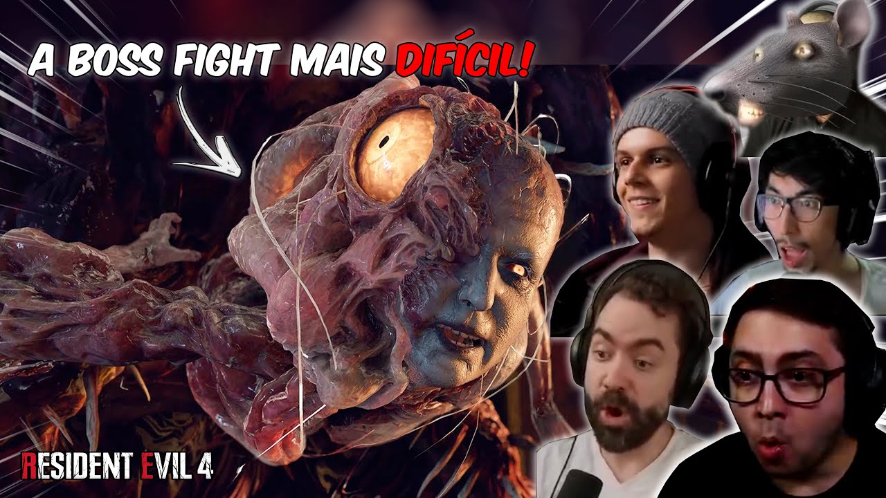 Streamers reagem a LUTA ÉPICA contra RAMON SALAZAR de RESIDENT EVIL 4 REMAKE