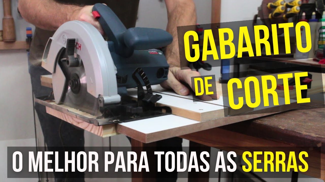 O melhor GABARITO para SERRA CIRCULAR manual - Preciso e F&aacute;cil de fazer - Serve para qualquer serra