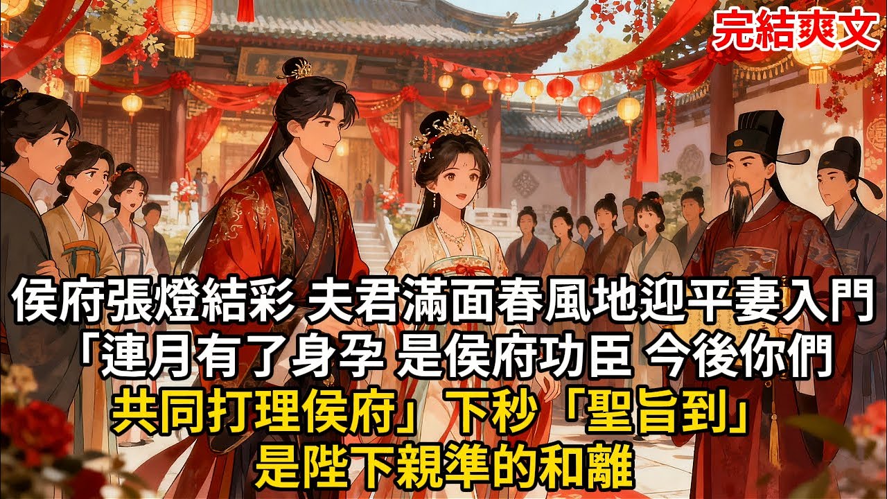 侯府張燈結彩 夫君滿面春風地迎平妻入門「連月有了身孕 是侯府功臣 今後你們共同打理侯府」下秒「聖旨到」是陛下親準的和離#古言 #小説 #古風 #愛情 #情感故事 #爽文 #完結