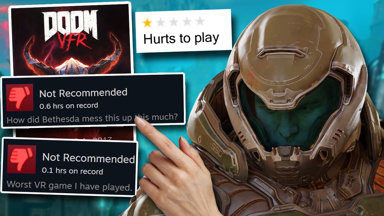 I forced myself to play DOOM VR