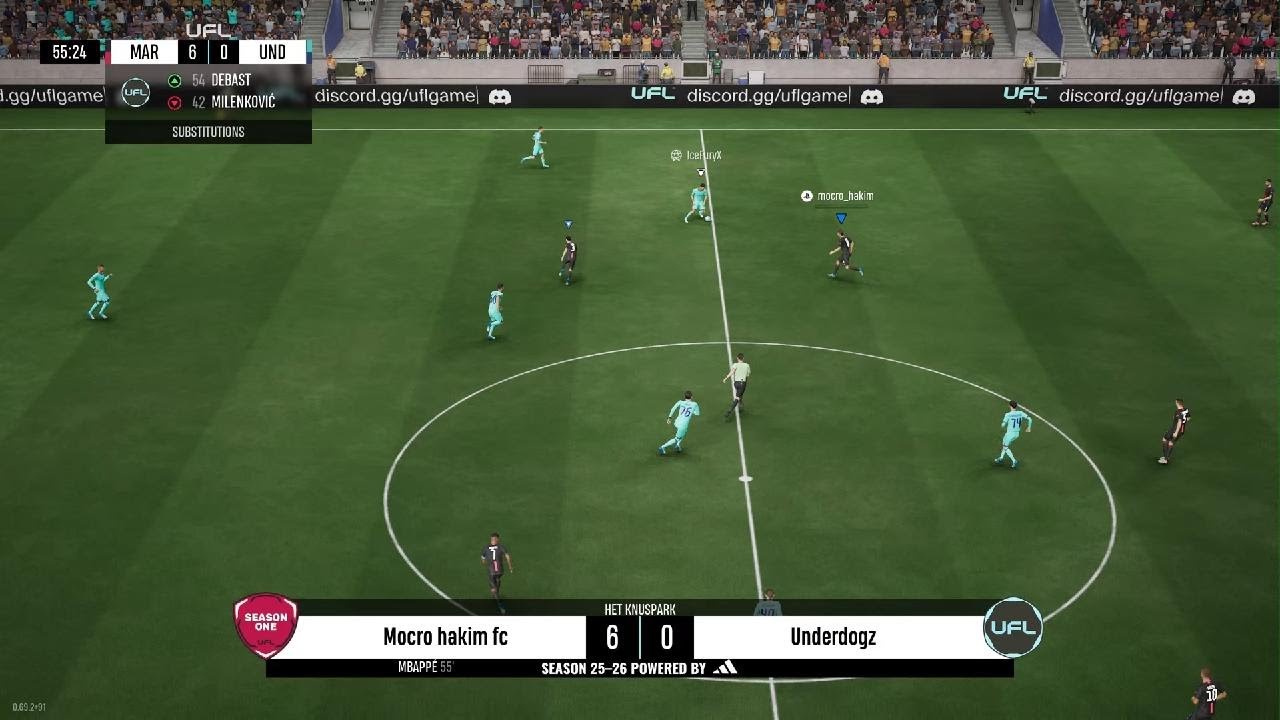 UFL divison rivals