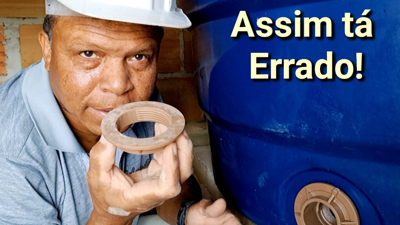 Como instalar Corretamente a Flange na Caixa d'água