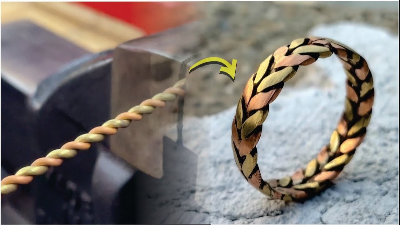 How to Make a Copper Twist Wire Ring | Unique Handmade Jewelry Design