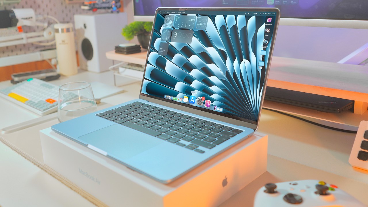 Nuevo MacBook Air M4 (Color Azul Cielo) - Unboxing en Español