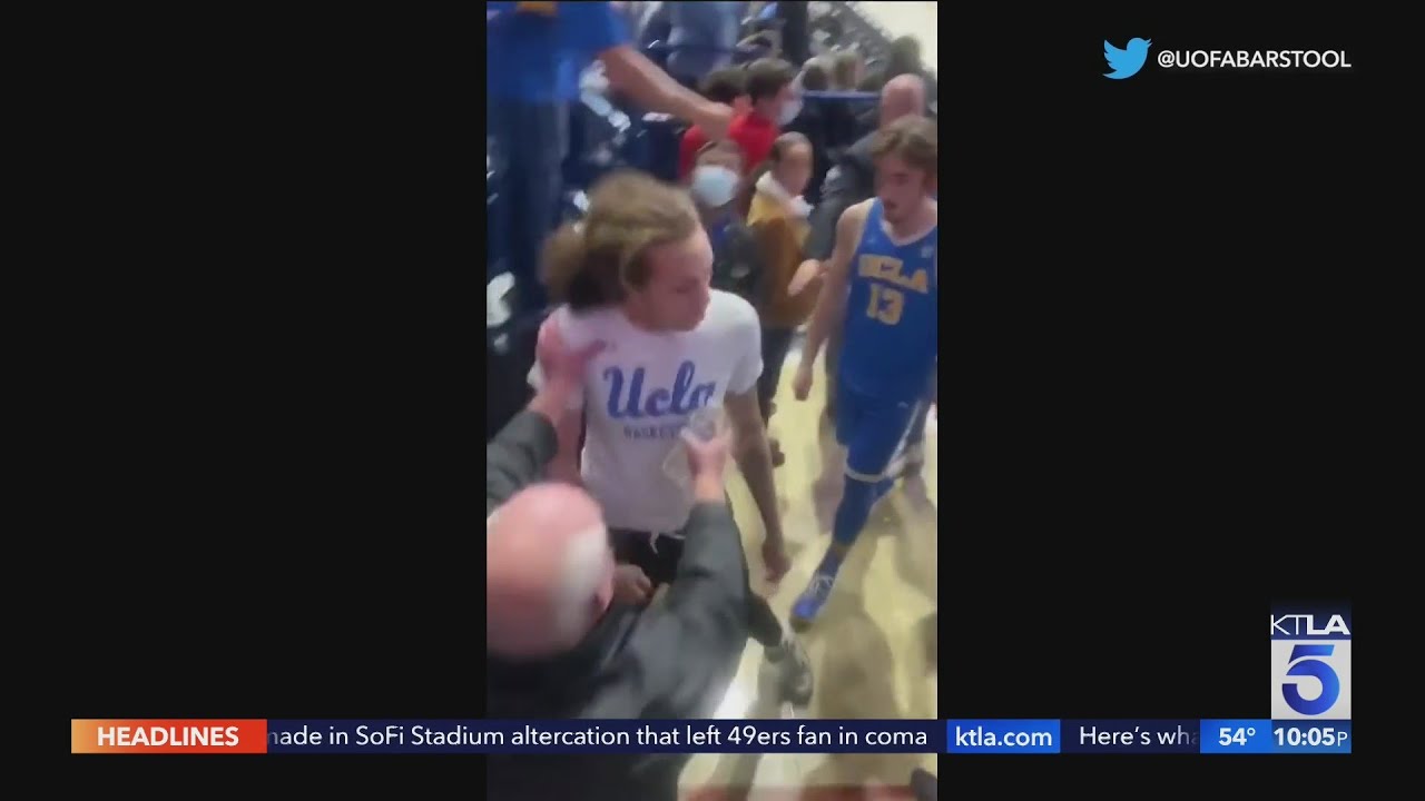 UCLA basketball player allegedly spits on Arizona fan