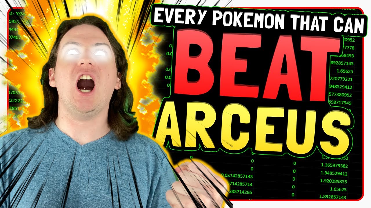 I Used Math to find EVERY Pokémon stronger than Arceus! (TheChiptide Show)