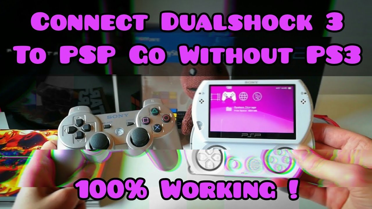 Как подключить оригинальный контроллер DUALSHOCK 3 к PSP Go БЕЗ PS3 (простой способ с ПК)