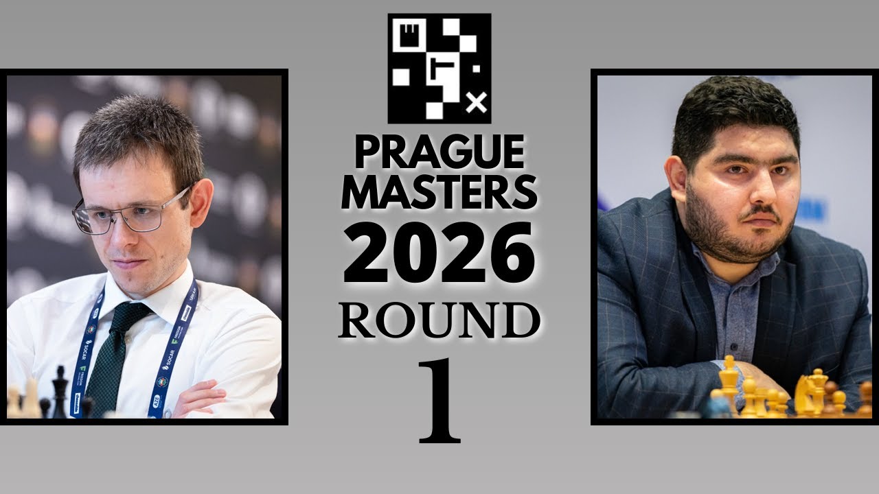 David Navara vs Parham Maghsoodloo | Prague Masters 2026 | Round 1