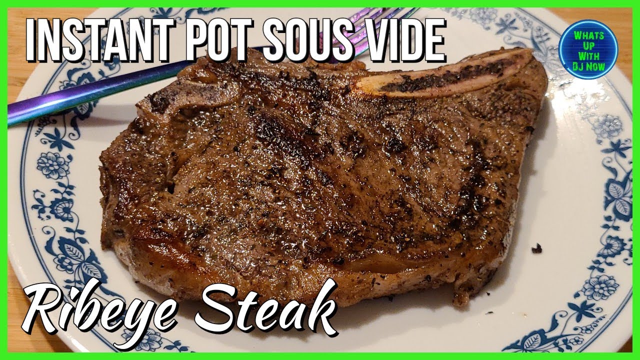 Instant Pot Sous Vide Ribeye Steak | Easy step by step instructions | Instant Pot Duo Gourmet