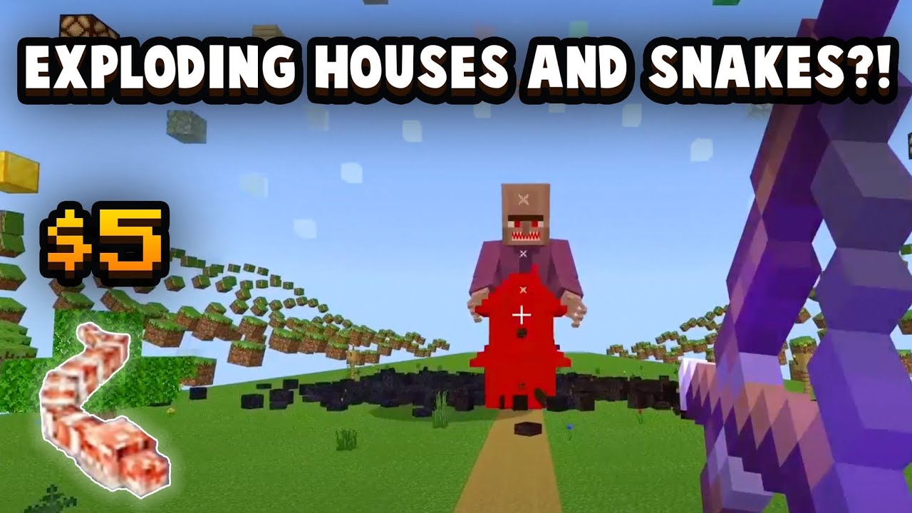 Minecraft's Exploding Houses And Snakes Will Cost You $5