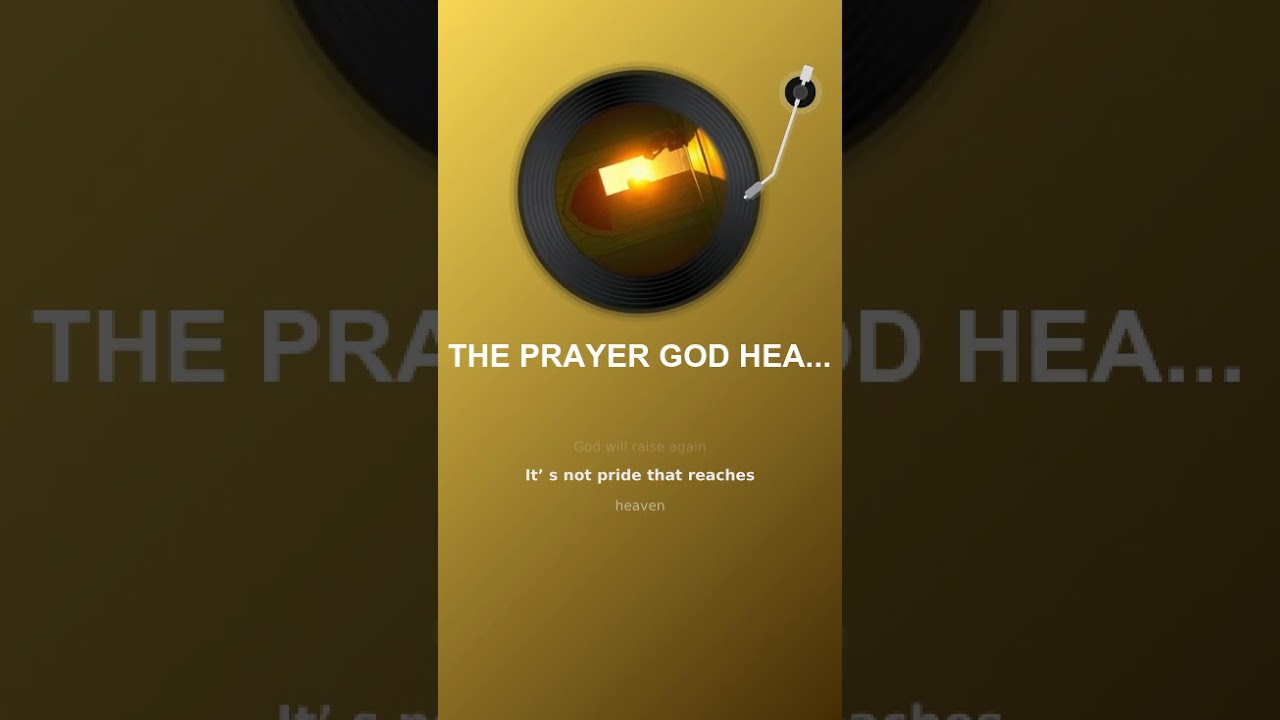#THE PRAYER GOD HEARS 2 Sábado 14 #deustemumapalavrapravoce #christianmusic #louvores