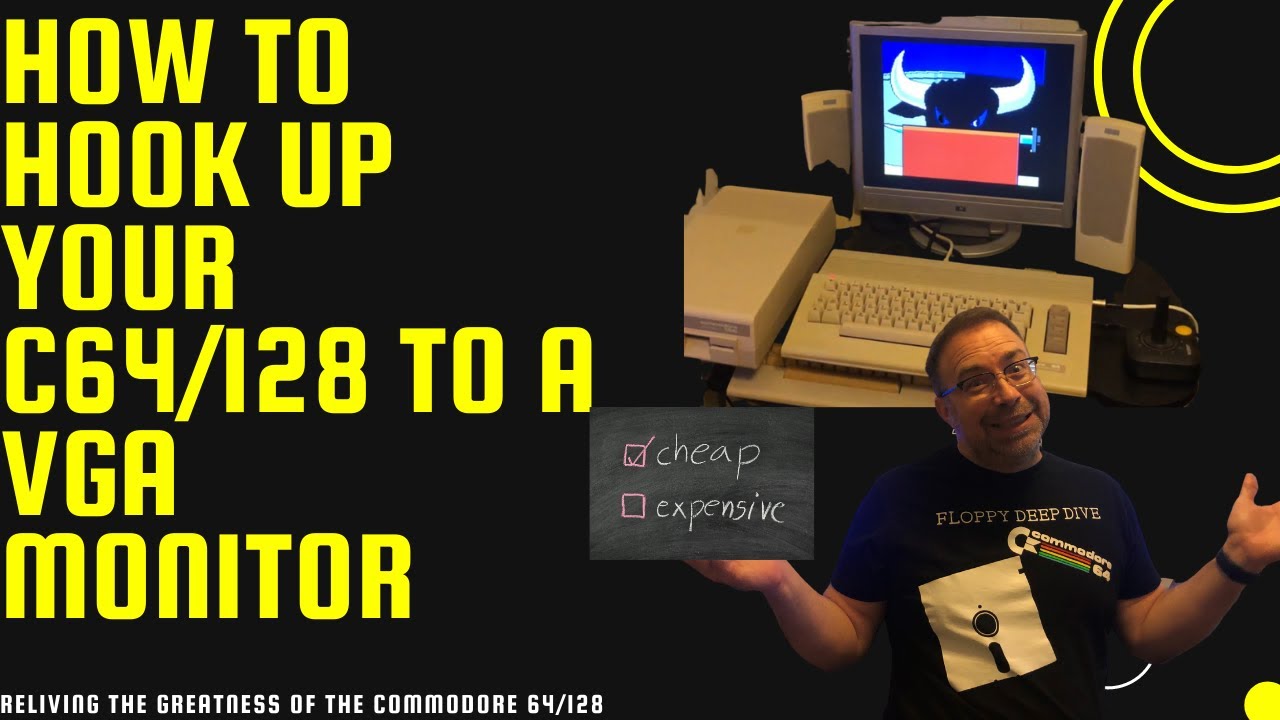 Как подключить Commodore 64 к VGA Монитору (Обновлено для 2024 года)