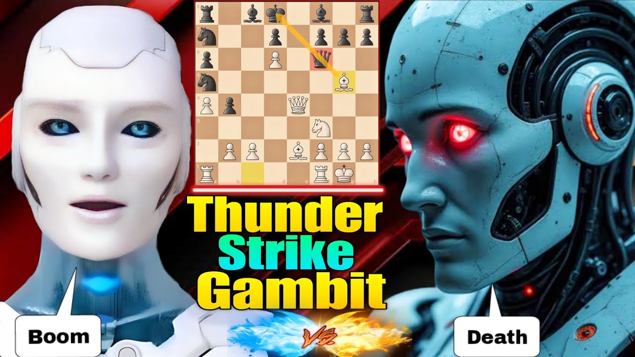 Stockfish 17 Played The New Thunderstrike Gambit Where He Trapped Opponent's Queen | Chess Gambit