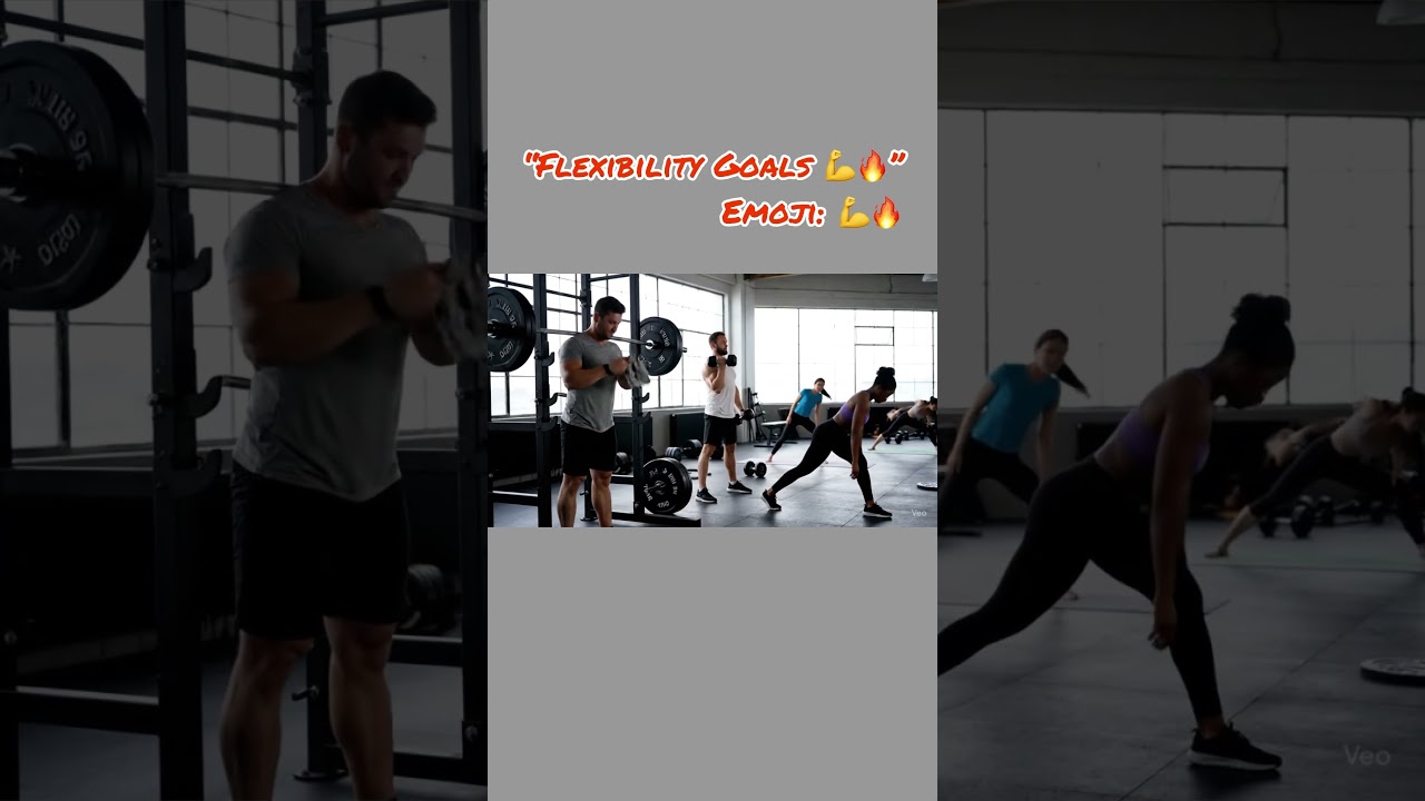 “Athletes Sync Gym Stretch | Extreme Flexibility Challenge 🔥💪 
