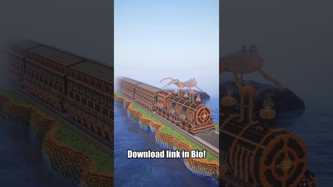 Steampunk Train 🚂 | Minecraft Build Inspiration