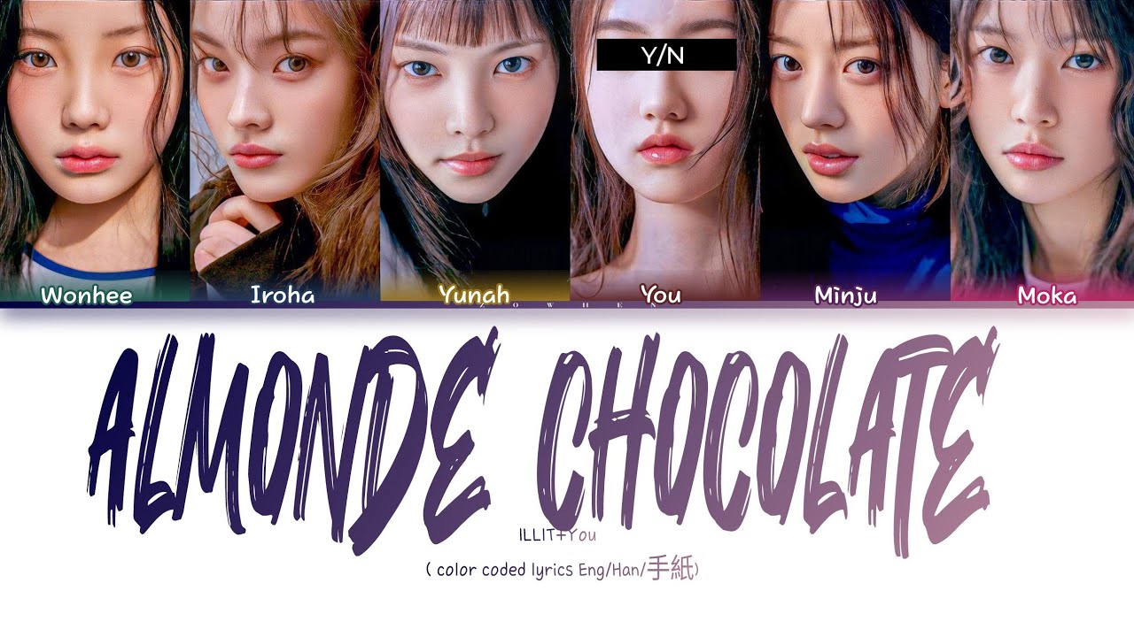 Illit+ you as member |Almond Chocolate (アーモンドチョコレート )[karaoke 6 member version]