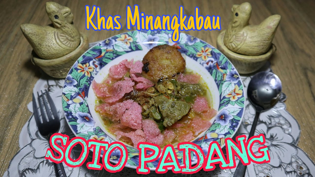 RESEP SOTO PADANG KHAS MINANGKABAU TANPA BUMBU INSTANT || Berasa Rempahnya, Bumbu Racikan Sendiri
