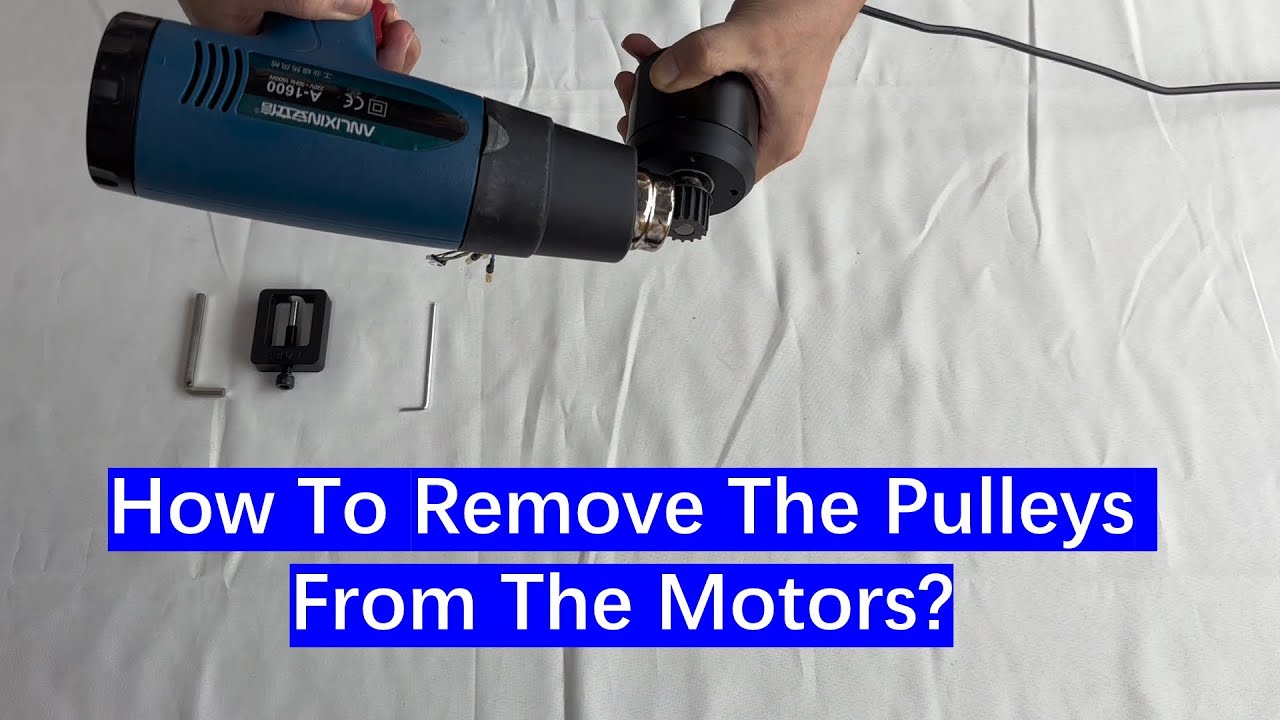 How to remove the pulleys from the electric skateboard motors？- Tyneeboard.com