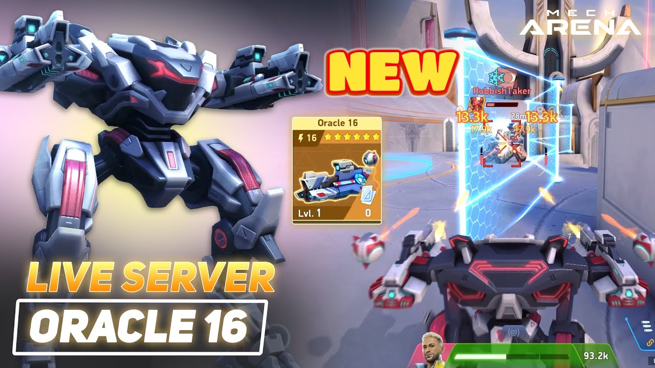 NEW Weapon: Oracle 16 with Panther | Mech Arena Live Server