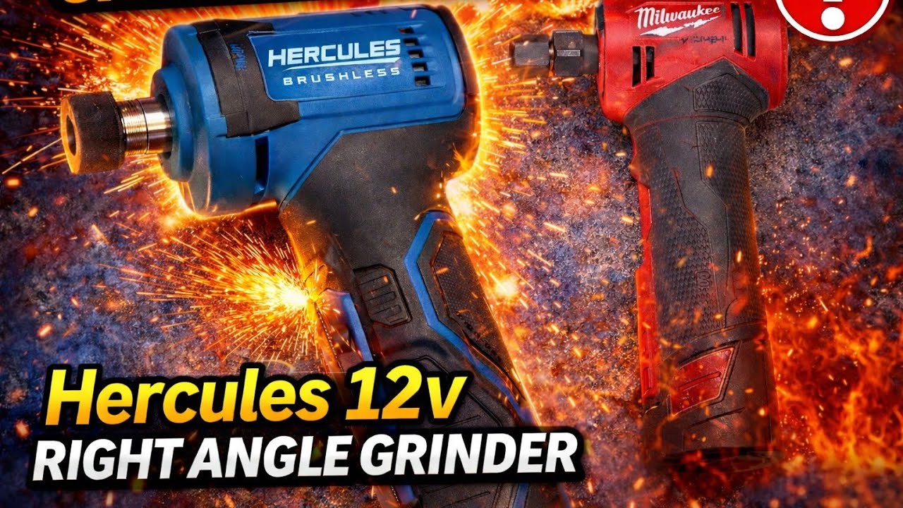 Hercules 12v Right Angle Grinder