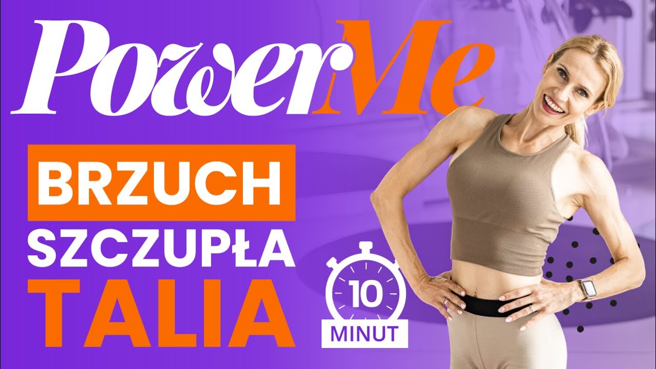 PowerMe | Trening na brzuch | Szczupła talia |  Interwał | 10 min | #ŻelaznyPoranek #264| Ola Żelazo