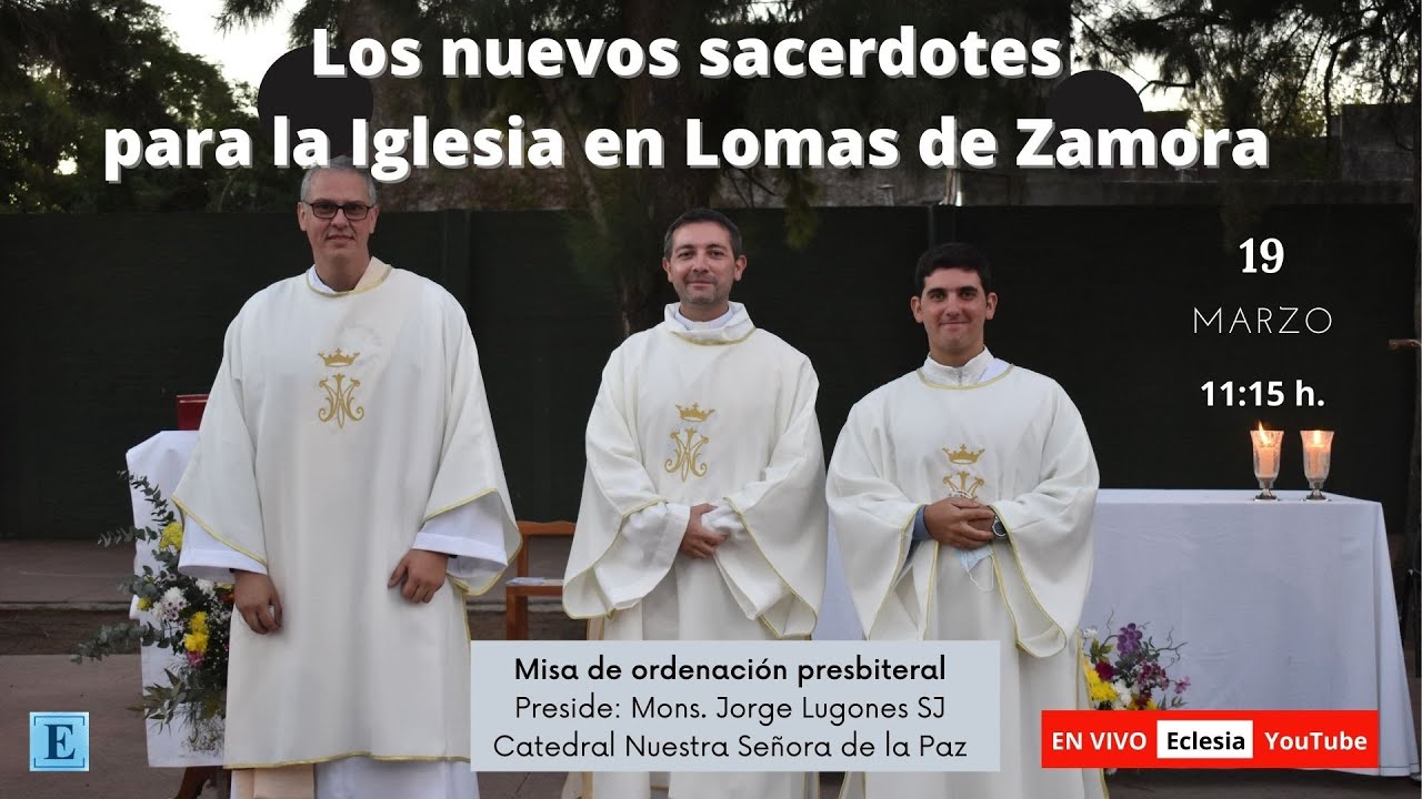 Ordenaciones sacerdotales: tres nuevos presbíteros para la Iglesia en Lomas de Zamora
