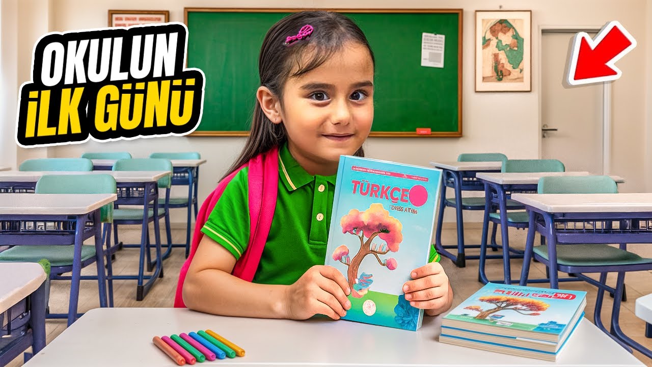BİRİNCİ SINIFA BAŞLIYORUM ! OKULDA İLK G&Uuml;N&Uuml;M !? | Gamze Karta &Ouml;yk&uuml; Karta