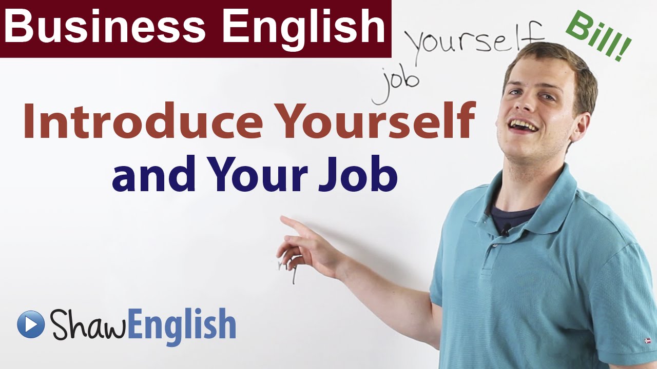 Business English: Introduce Yourself and Your Job