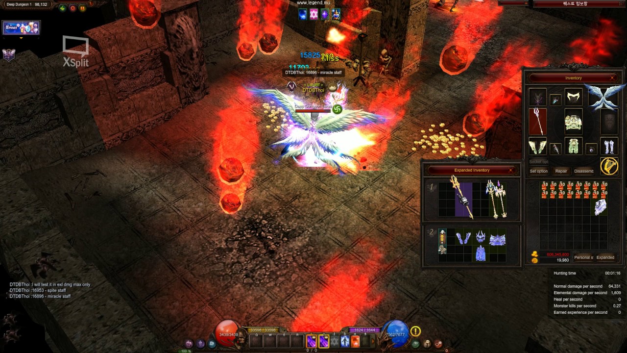 [Mu online season 12] Miracle , Spite , Dark Angel or Blessed Divine staff ?