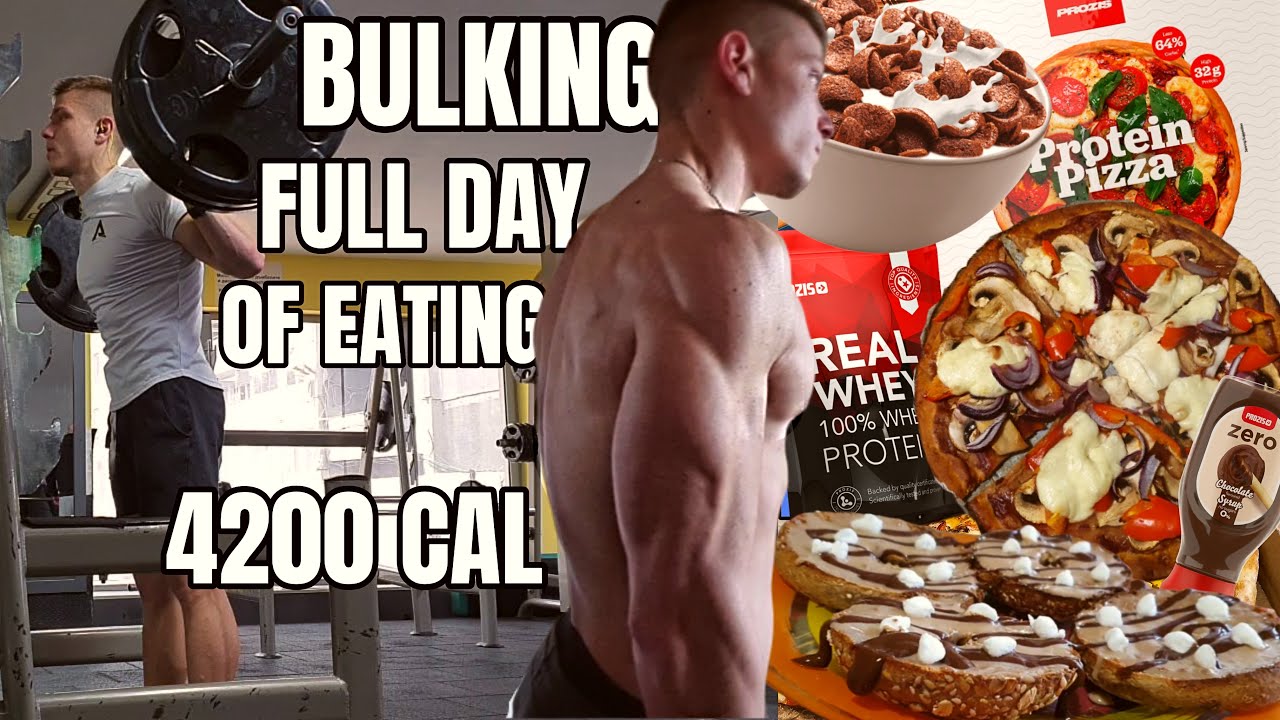 4200 kcal IIFYM LEAN BULK FULL DAY OF EATING | STILL LEAN while EATING CEREAL&PIZZA?