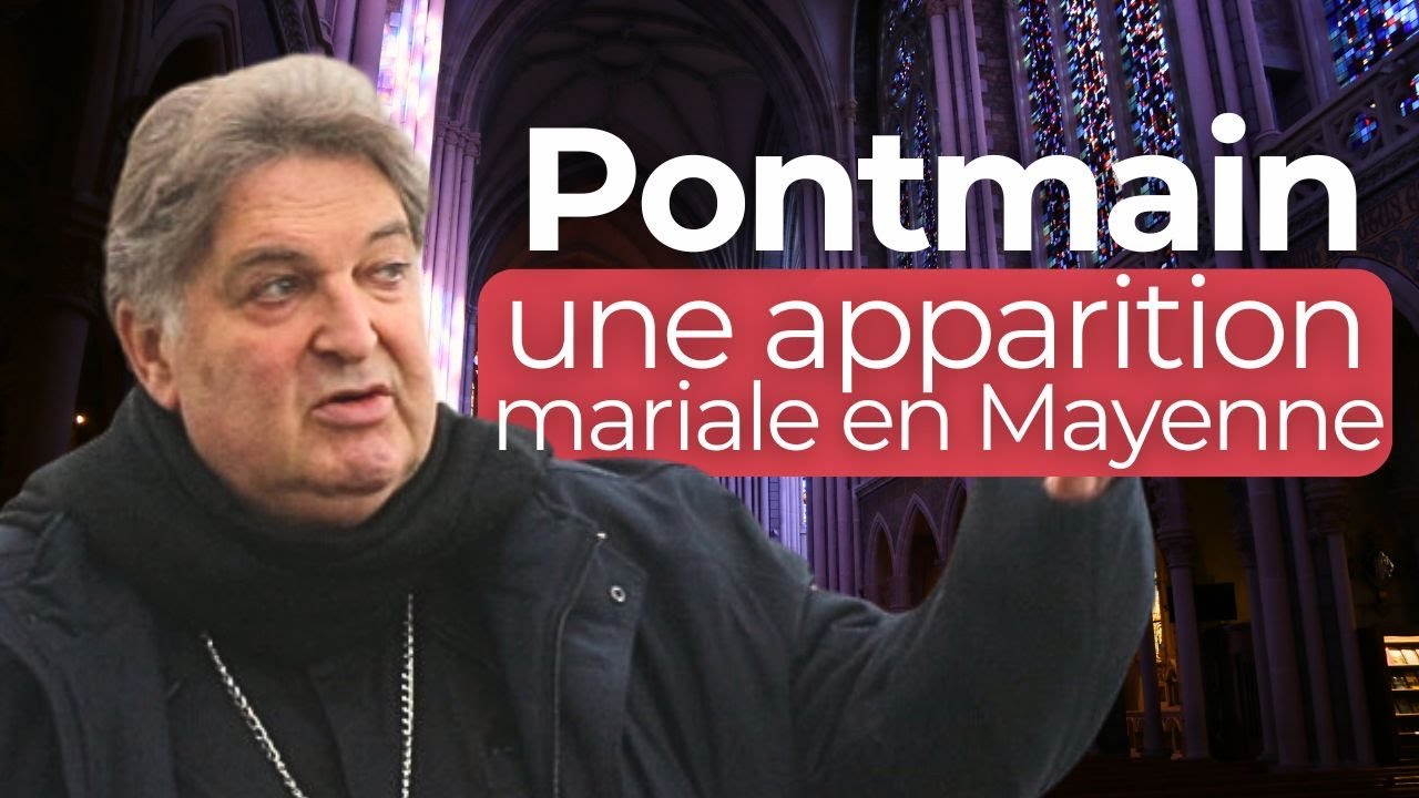 Le Père Vincent Gruber nous fait visiter le Sanctuaire de Pontmain