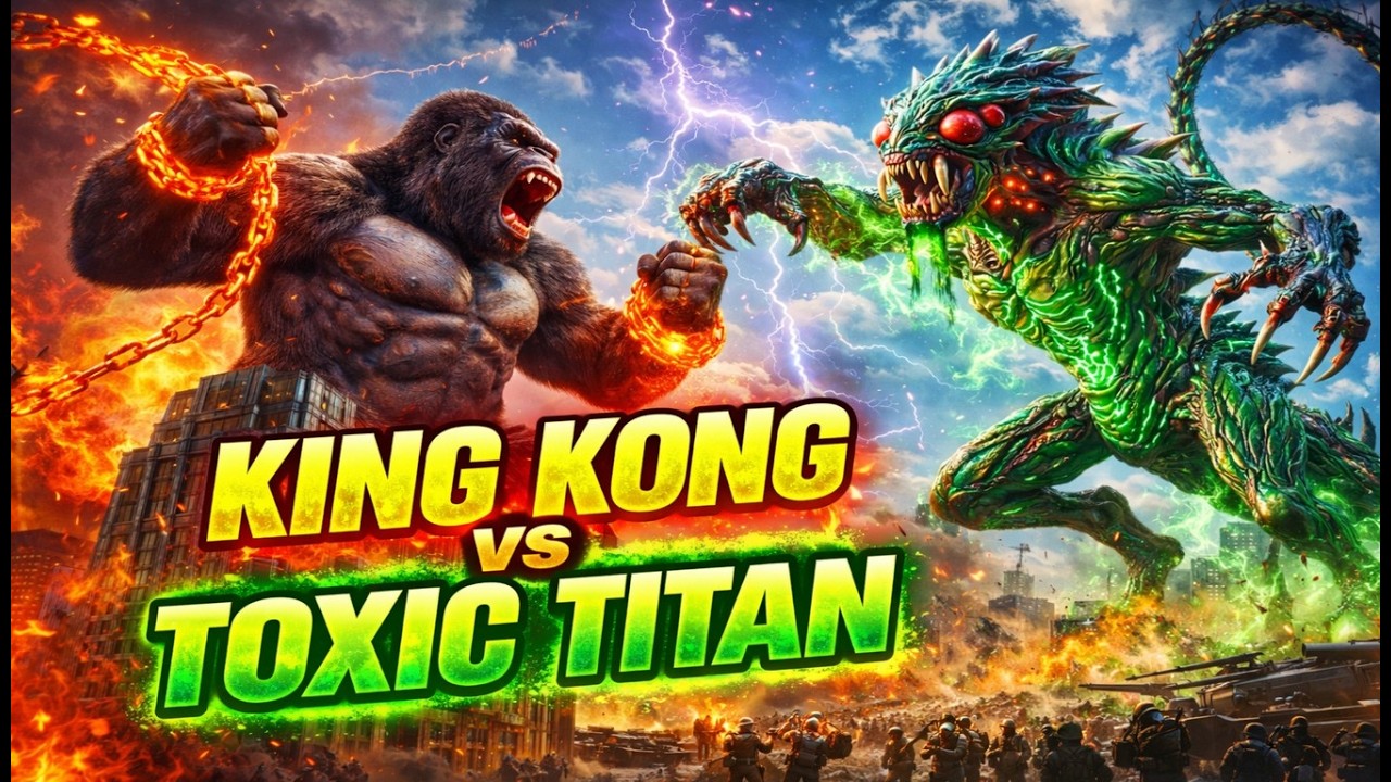 King Kong vs. Alien Monster | Ultimate City Destruction Battle