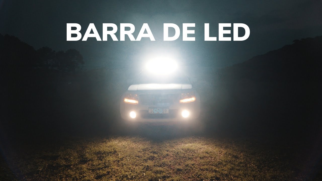BARRA DE LED para o seu 4x4! Não passe mais sufoco no escuro!
