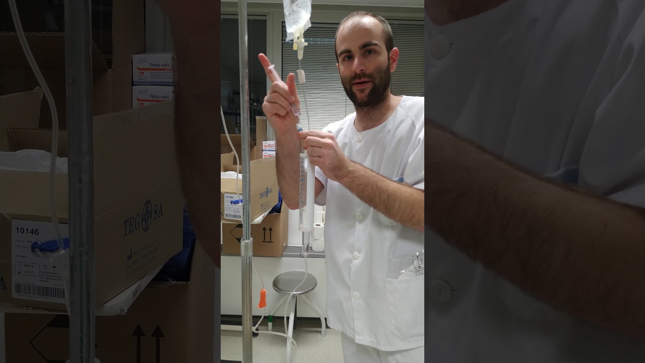 Sistema de suero con bureta