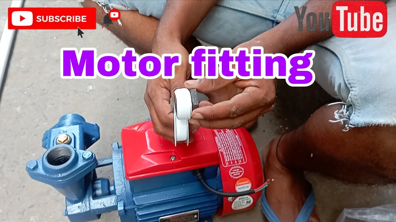 Water Motor pump fitting || Motor fitting kaise karen || Plumbing tutorial in Hindi 