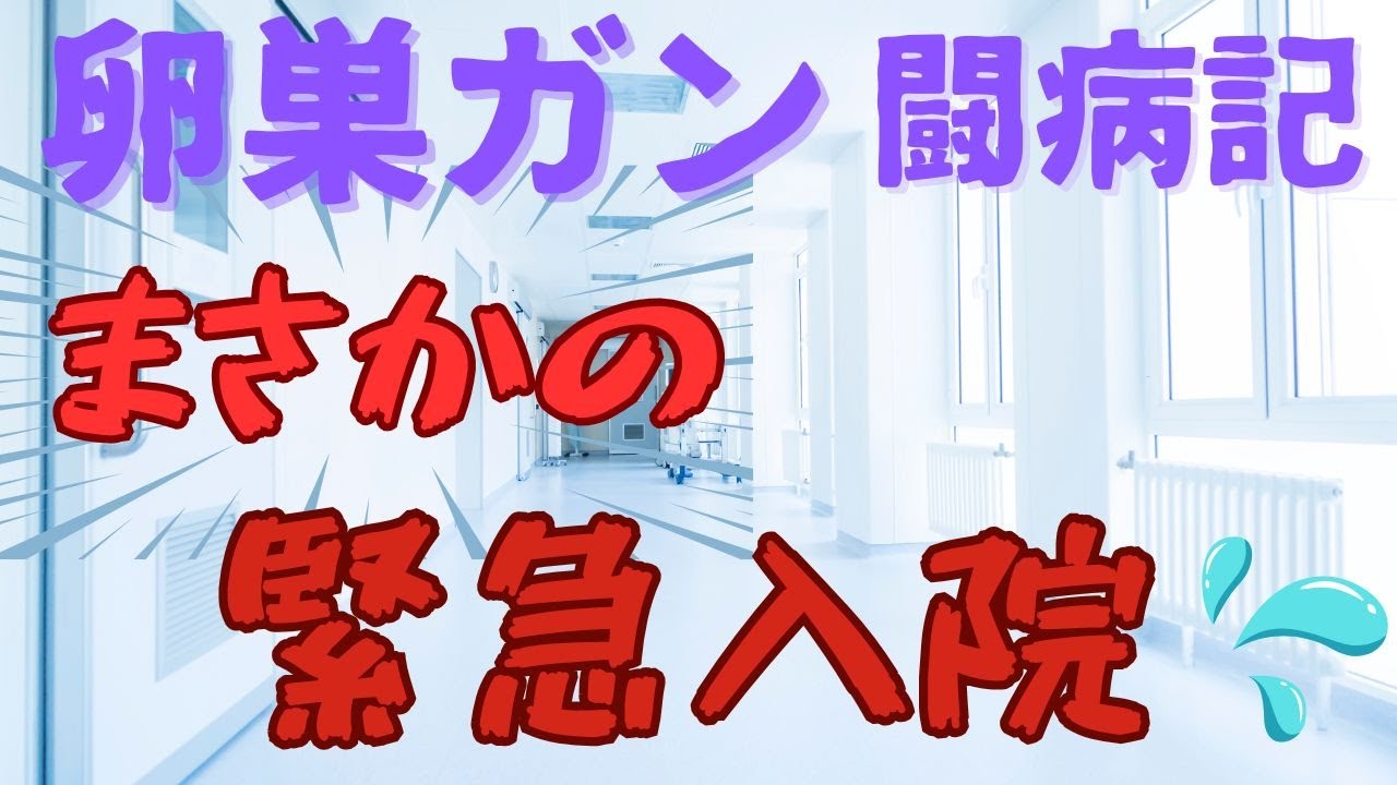 【卵巣がん・闘病記】vol.62 再発抗がん剤治療中、尿路感染症の疑いで入院へ💦