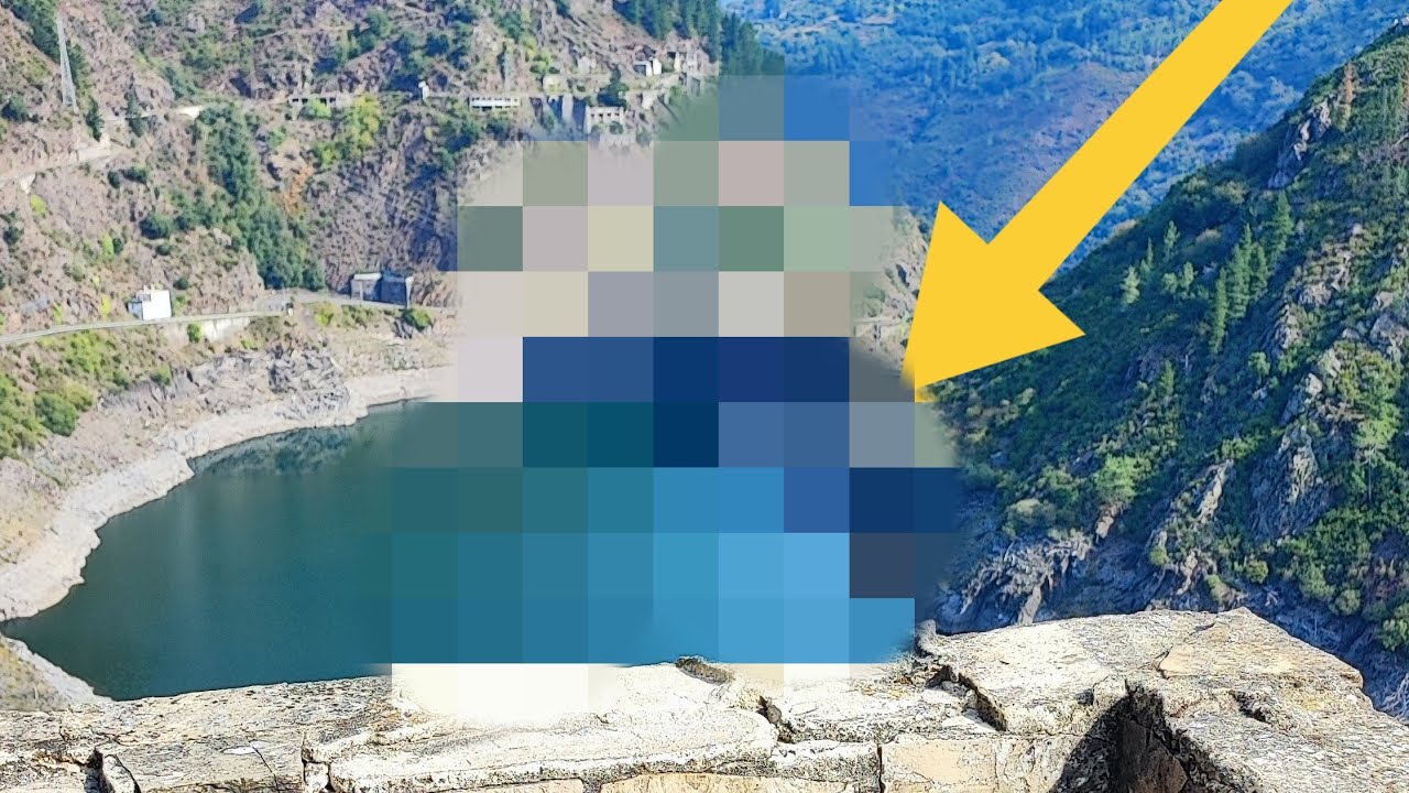 Camino Primitivo przez zaporę 🌊🙈. Zeszliśmy do Grandas de Salime ⛰️...