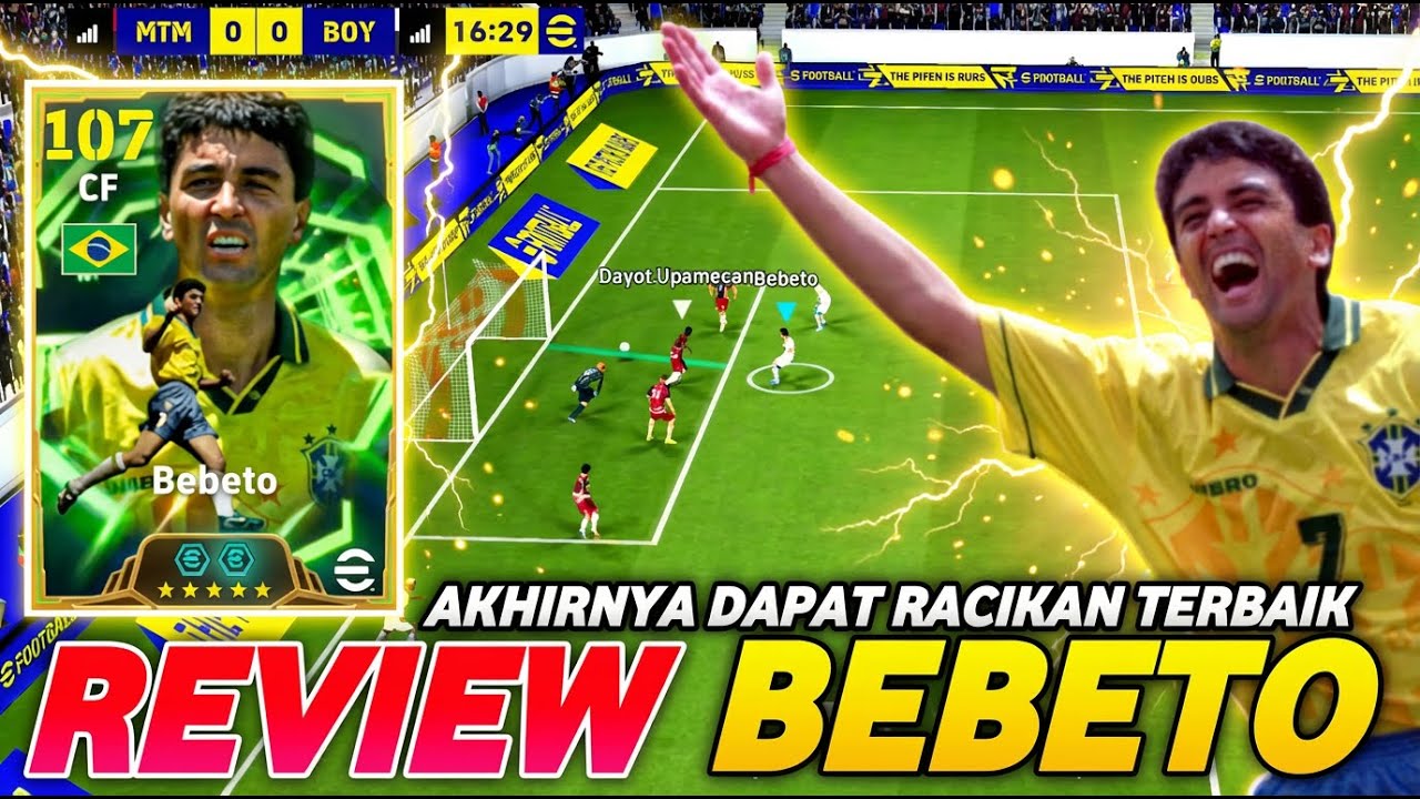 HANYA RACIKAN BEBETO EFOOTBALL 2026 INI YANG OP !! REVIEW EPIC BEBETO EFOOTBALL 26