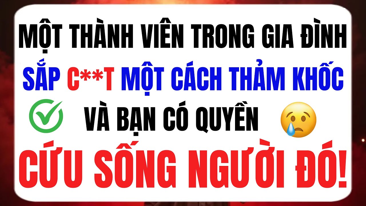 💸 CHỈ BẠN MỚI CÓ THỂ CỨU THÀNH VIÊN GIA ĐÌNH NÀY... ĐỪNG CHỜ ĐỢI! 🙏