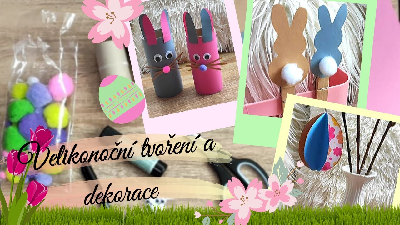 Velikonoční tvoření a dekorace / DIY EASTER  DECOR 🌷 Spring 2020
